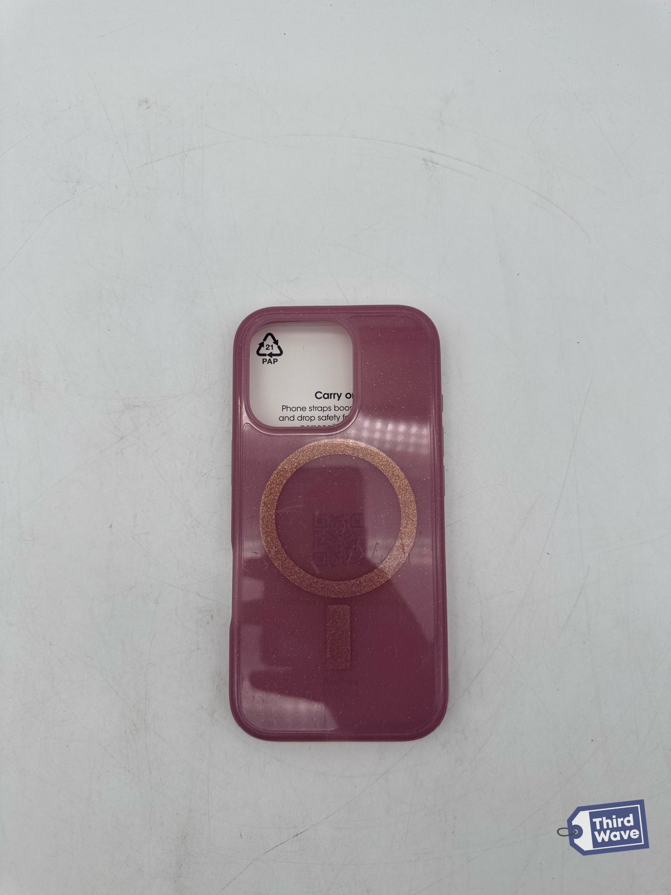 OtterBox Symmetry Series Clear Case iPhone 16 Pro MagSafe Foxberry Pink detailed image 3
